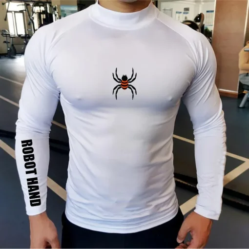 Camiseta deportiva manga larga de hombre