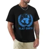 Camiseta divertida de verano para hombres de Tierra Plana