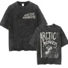 Camiseta gráfica de álbum de música Arctic Monkeys Retro Rock