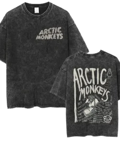 Camiseta gráfica de álbum de música Arctic Monkeys Retro Rock