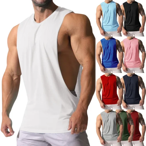 Camiseta interior sin mangas de hombre 1 pieza