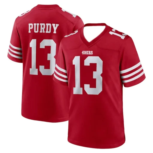 Camiseta oficial de fútbol americano 2024 de 49ers