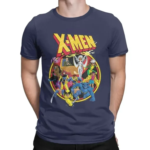 Camiseta serie animada retro X-Men Marvel años 90