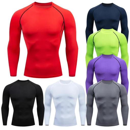 Camisetas Deportivas Compresión Hombre