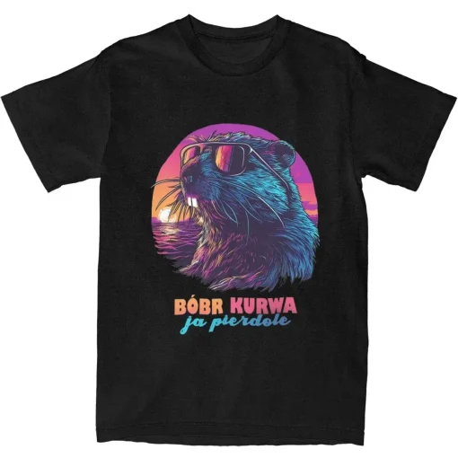 Camisetas de Pareja Meme Bobr Bober Kurwa