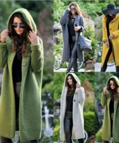 Cárdigan de cachemira para mujer, otoño e invierno