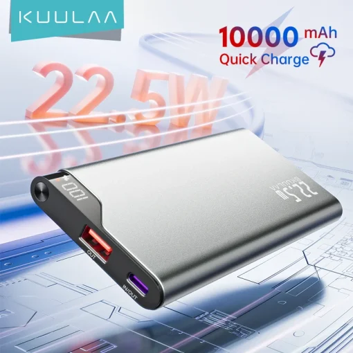 Cargador Portátil KUULAA 22.5W 10000mAh