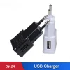 Cargador USB de pared, adaptador cargador UE