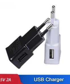 Cargador USB de pared, adaptador cargador UE