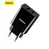 Cargador USB doble Baseus UE 2,1A pared