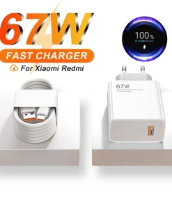 Cargador USB rápido 6A 67W Xiaomi Redmi