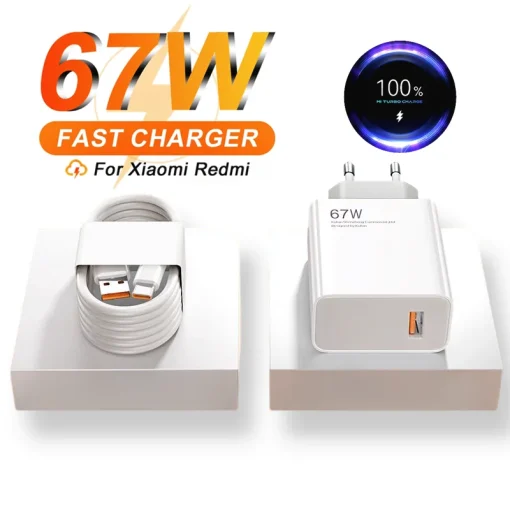 Cargador USB rápido 6A 67W Xiaomi Redmi