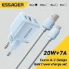 Cargador de GaN Essager 20W Tipo C PD