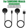 Cargador inalámbrico de reloj magnético, estación de acoplamiento de carga rápida con cable USB portátil para Samsung Galaxy Watch 8765pro543 Active 2