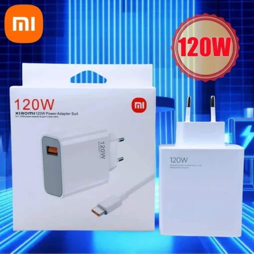 Cargador original Xiaomi carga rápida Turbo 120W