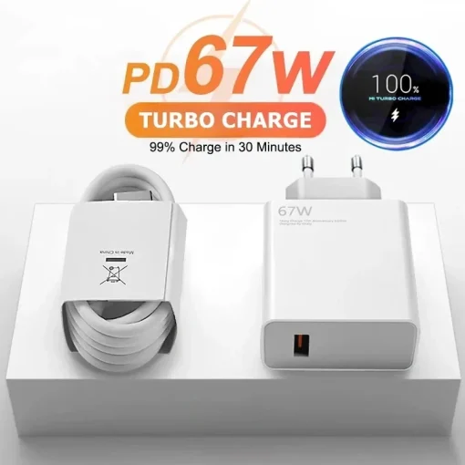 Cargador rápido Xiaomi original de 67 W