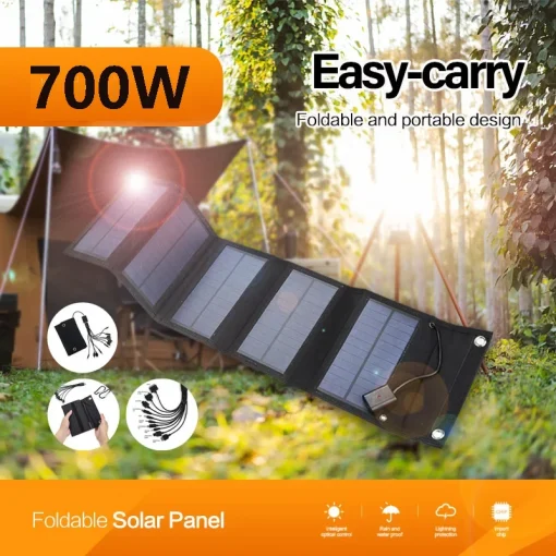 Cargador solar plegable para celulares 700 W