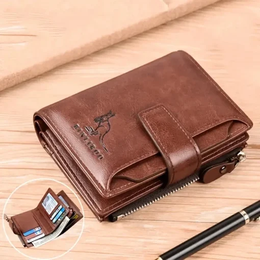 Cartera monedero para hombre, RFID