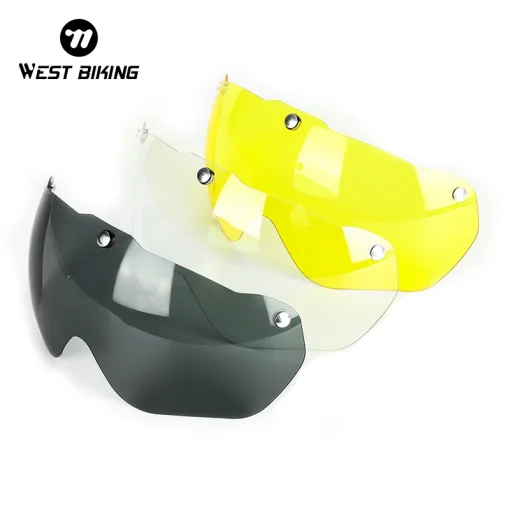 Cascos de bicicleta WEST BIKING con lentes magnéticas