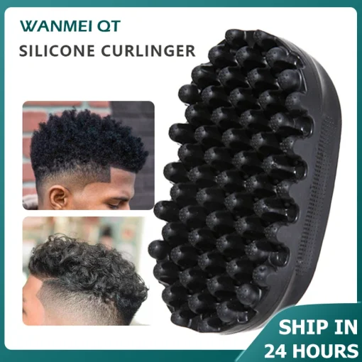 Cepillo para cabello plegable mágico de silicona