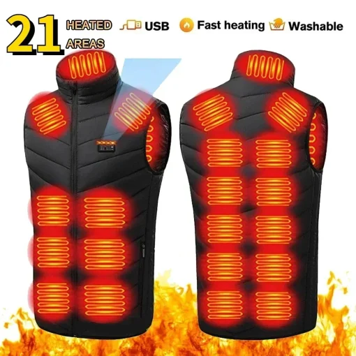 Chaqueta Térmica Calefactor USB Hombre