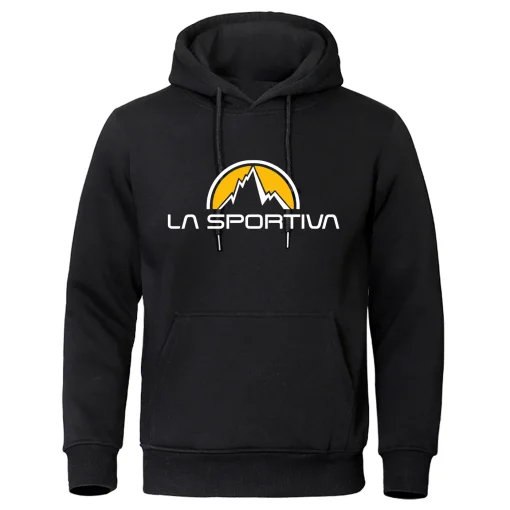 Chaqueta con capucha para otoño e invierno La Sportiva estampada para hombre, popular y de moda unisex