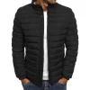 Chaqueta de Invierno Hombre Cuello Alto Ab abrigo cálido