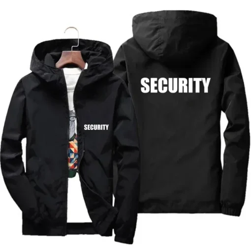 Chaqueta de piel con cremallera primavera-otoño SWAT seguridad cortavientos parka a prueba de viento abrigo masculino talla grande 2024 Nuevo