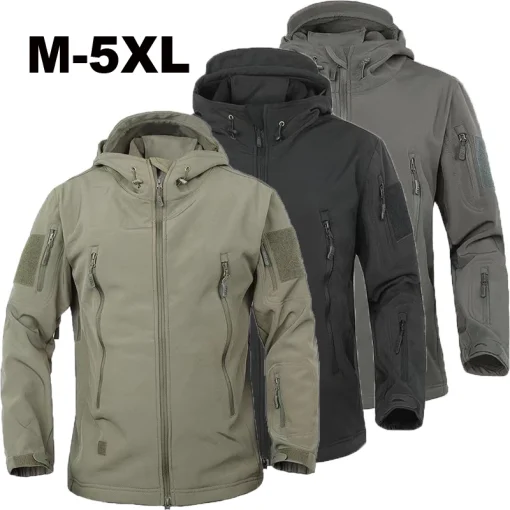 Chaquetas Softshell cálidas de invierno para hombre