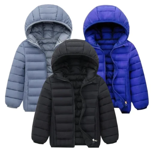 Chaquetas de invierno ligeras para niños y niñas