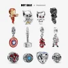 Charm Beads de Marvel Iron Man Avengers para pulseras Pandora