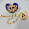 Chupete de perlas para bebé con cabeza de Mickey Mouse