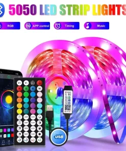 Cinta Bluetooth USB Luz LED Tira 1015M 5050 SMD 5V RGB