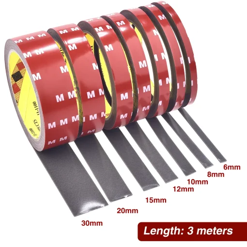 Cinta adhesiva doble cara extra fuerte 300 cm