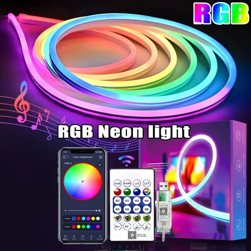 Cinta de Luz LED Neon RGB 5V