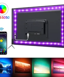 Cinta de luz LED RGB 5050 de 50 m + aplicación Bluetooth