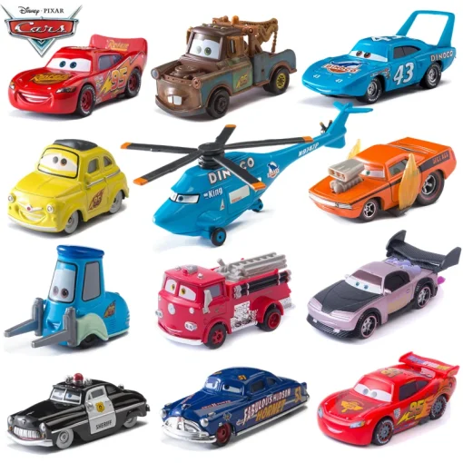 Coche modelo Cars Lightning McQueen Mater de Disney Pixar