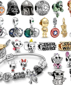 Colgante Rescate Plata 925 MINISO Original Marvel Star Wars