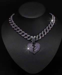 Collar Corazón Roto NL2041