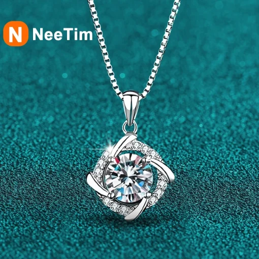 Collar NeeTim Moissanite para mujer