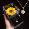 Collar de girasol elegante