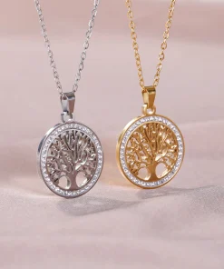 Collar del Árbol de la Vida de Skyrim para Mujer