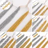 Collares acero inoxidable mujer 10pcs