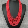 Collares bohemios de varias capas hechos a mano