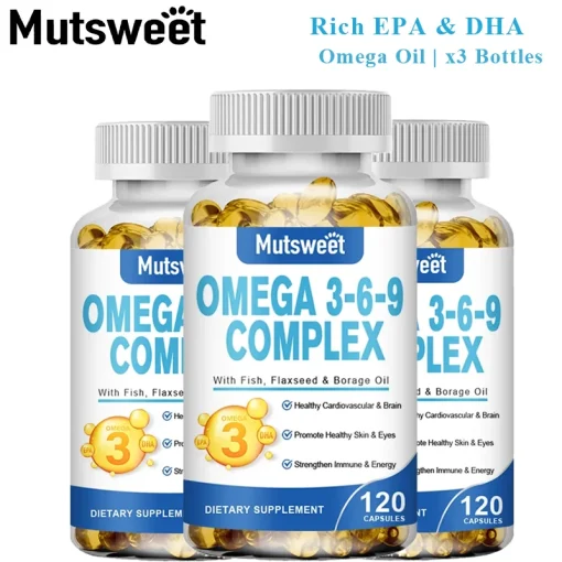 Complejo de aceite Omega-3 de MUTSWEET en Gel