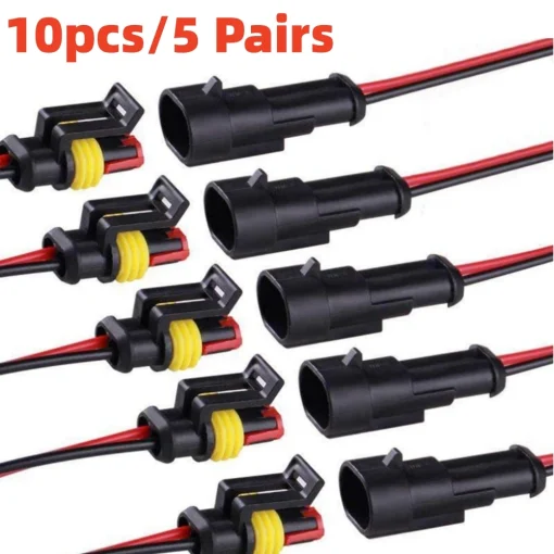 Conector de 2 vías y 10 piezas5 juegos