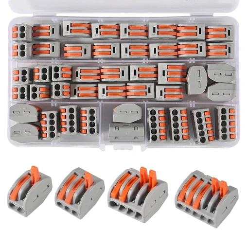 Conector rápido de cables, 55 pcs