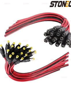 Conectores de CC de 12 V de STONEGO, 102050 piezas