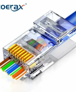 Conectores pasantes RJ45 CAT6 ZoeRax