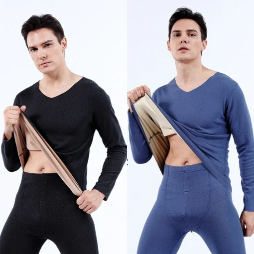 Conjunto Ropa Interior Térmica Calefactable Hombres